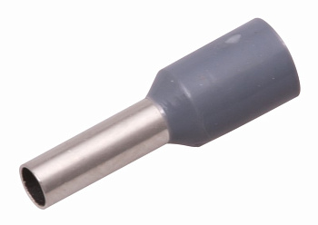 Наконечник штыревой втулочный изолированный F-18мм 4мм² (НШВи 4.0-18) серый Rexant 08-0822