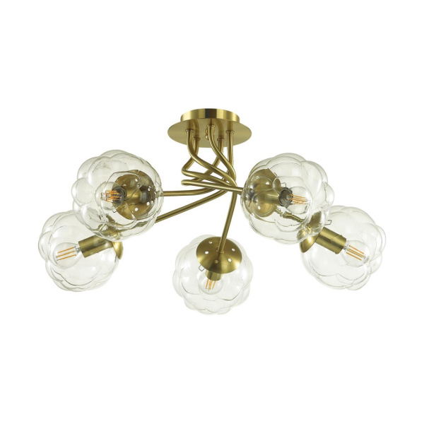 Lumion 4556/5C MODERNI LN21 золотой Люстра потолочная E14 5*40W 220V BREANA