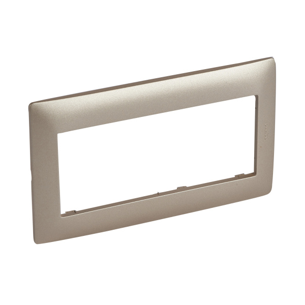 Legrand Galea Life Серебристый (Titanium) Рамка для программируемых термостатов, системы домофона 2 поста 771930