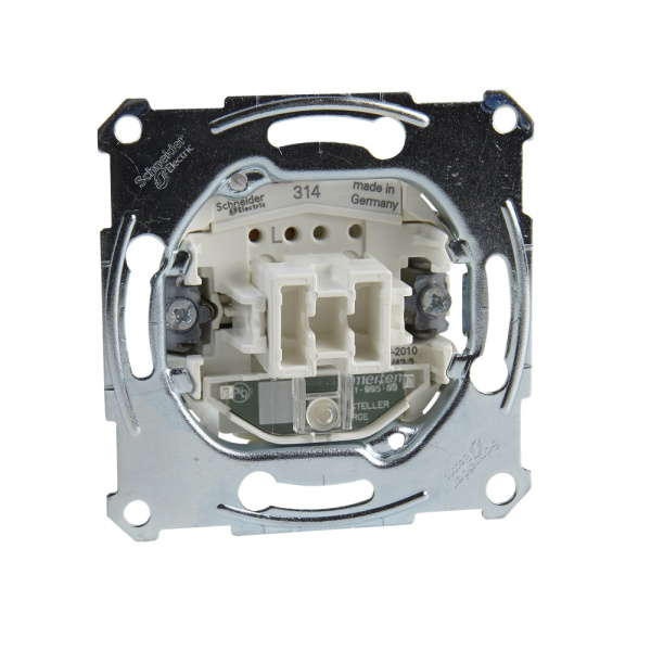 Купить SE Merten Механизм переключателя 1-клавишного перекрестного с подсветкой, сх.6, 16AX MTN3636-0000