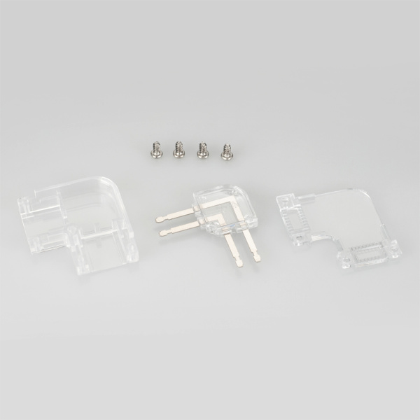 Купить Arlight Коннектор угловой для ленты ARL-50000PV (15.5x6mm) прозрачный (Пластик) 027062