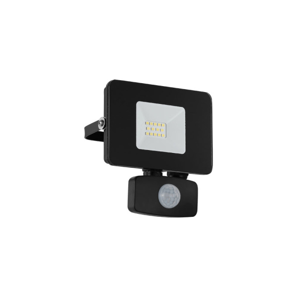 Eglo 97459 Ландшафтный светодный спот FAEDO 3 c датчиком движения, 10W (LED), 900lm, L110, H135, алюм., черный Eglo 97459 Ландшафтный светодный спот FAEDO 3 c датчиком движения, 10W (LED), 900lm, L110, H135, алюм., черный