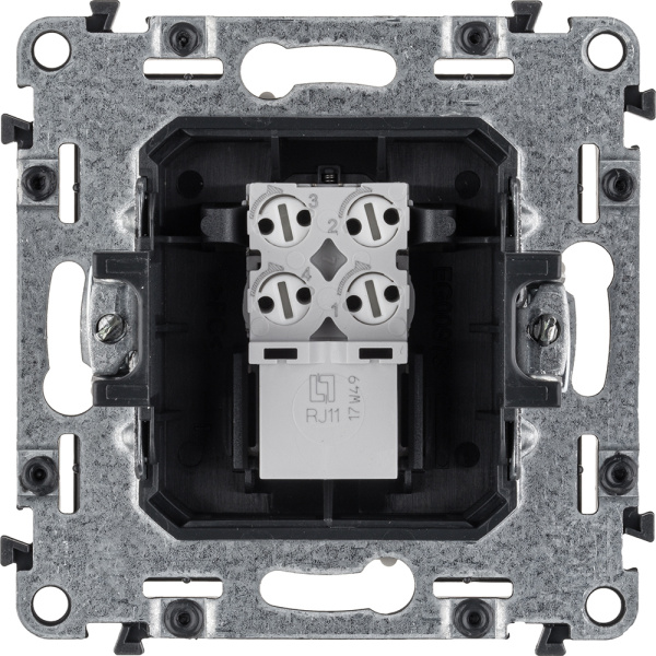 Купить Legrand Valena ALLURE DIY Сл.кость Розетка ТЛФ 1-ая (RJ11) 753838
