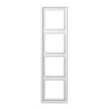 JUNG LS 990 Белая Рамка 4-ая LS984WW