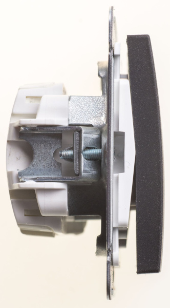 Купить SE Wessen 59 Черный бархат Выключатель 3-клавишный, 10АХ VS0510-351-6-86