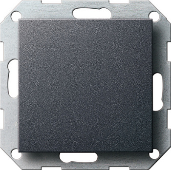 Gira S-55 Антрацит Заглушка с опорной платой 026828