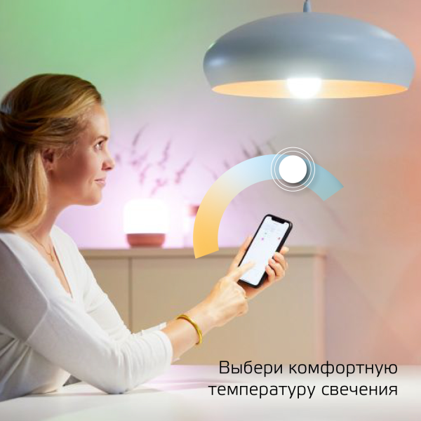 Купить Gauss Лампа Smart Home С37 5W 470lm 2700-6500К Е14 изм.цвет.темп.+диммирование LED 1110112