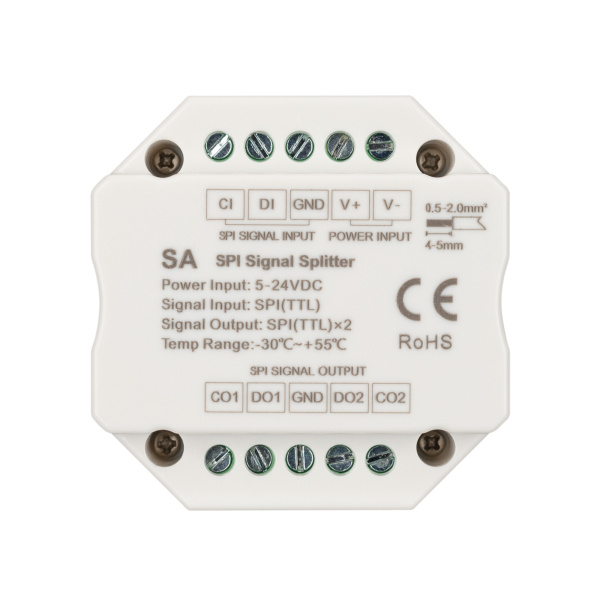 Купить Arlight Усилитель SMART-SPI (12-24V, 2 output) (IP20 Пластик, 5 лет) 028419
