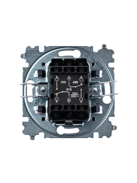 Купить ABB EPJ Levit жемчуг / ледяной Переключатель 2-клавишный 2CHH595245A6068