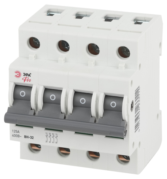 ЭРА Pro Выключатель нагрузки ВН-32 4P 125A (3/45/1260)