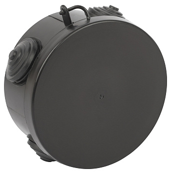 ЭРА Распаячная коробка KOR-85-40-4g-B открытой установки КОР 85х40мм черная с гермовводами 4 входа IP54