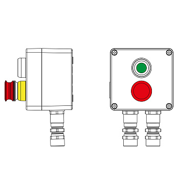 DKC CPE-A-12-(1xP1G(11)-1xP3E(11))-2xKA2MHK(C)1Ex d e IIC Т5 Gb / Ex tb IIIC T95°C Db IP66