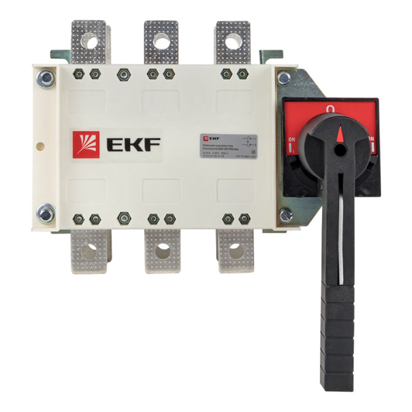 Купить EKF PROxima Рубильник-переключатель 250A 3P c рукояткой управления для прямой установки PowerSwitch