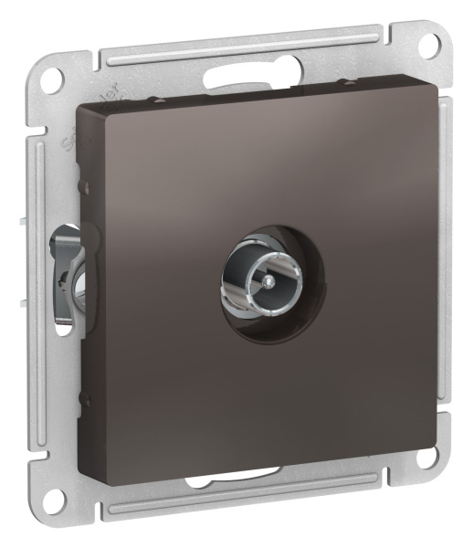 Купить Systeme Electric AtlasDesign Мокко Розетка TV проходная 4DB, механизм