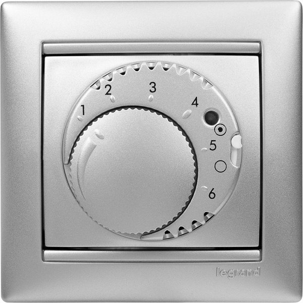Купить Legrand Valena Алюминий Регулятор тёплого пола 770291