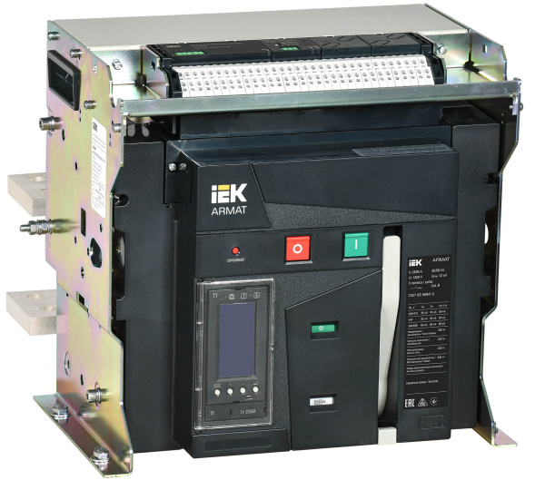 IEK ARMAT Автоматический выключатель воздушный стационарного исполнения 3P E 85кА 2500А TY с акс.