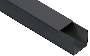 Кабель-канал 60х60 "ЭЛЕКОР" черный (12м) IEK