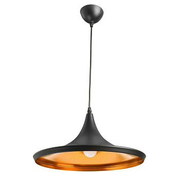 Arte Lamp Cappello Черный/Золото Светильник подвесной 40W E27 A3406SP-1BK