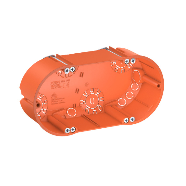 OBO Bettermann Монтажная коробка для полых стен двойная  139x68, H47, без галогена 2003822