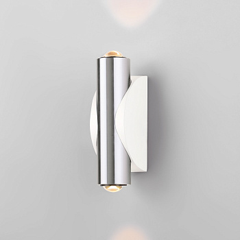 Elektrostandard 40109/LED / Светильник настенный светодиодный Steel LED белый/сталь a055628