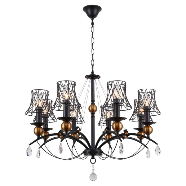 Lussole LGO Металл Черный /  Металл Люстра E14 40W LSP-8104