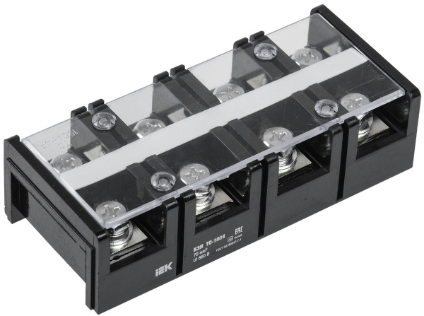 IEK Блок зажимов БЗН ТС-1504 70 мм2 150A 4 пары YZN42-04-070-K02