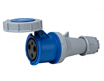 Dekraft Розетка перен. 2Р+РЕ 63А 220В IP67 РП-103