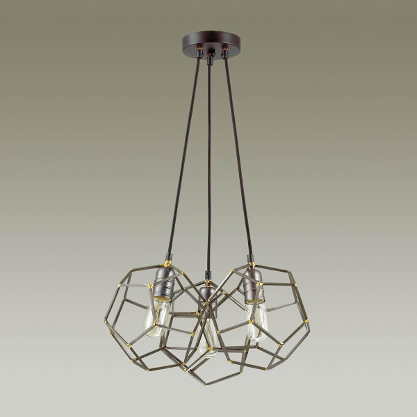 Купить Lumion 3739/3 LN19 140 коричневый Люстра E27 3*60W 220V ERVIN