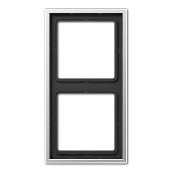 JUNG LS 990 Алюминий Рамка 2-ая AL2982