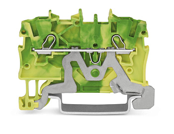 Wago 2-проводная проходная клемма с заземлением 1,5 мм 2000-1207
