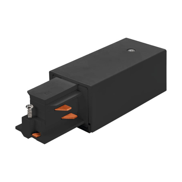 Eglo 60777 Блок подачи питания TRACK ON, пластик/правый/черный