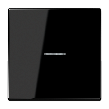 JUNG Клавиша для KNX кнопки, 1 группа, с окошком и символами"стрелки" дюропласт черный LS101KO5SW