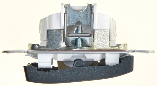 Купить Systeme Electric Glossa Антрацит Выключатель 2-клавишный, сх.5, 10АХ