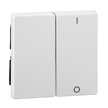 SE Merten SM Бел Актив Две клавиши с пиктограммой «вкл» и «откл» MTN312725