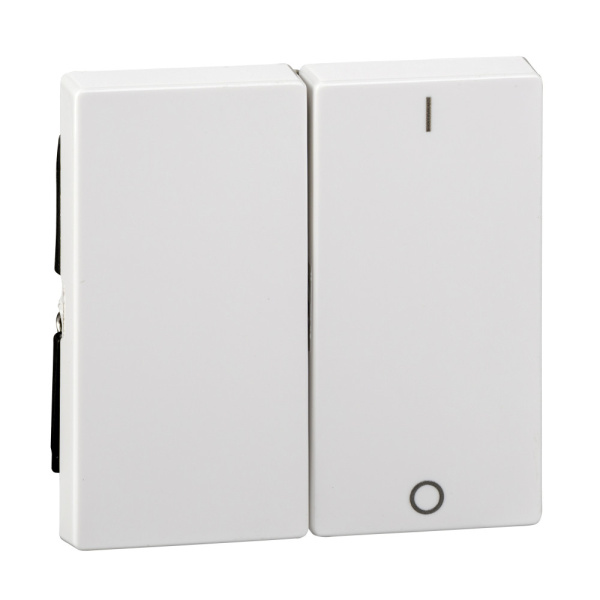 SE Merten SM Бел Актив Две клавиши с пиктограммой «вкл» и «откл» MTN312725