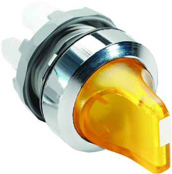 ABB M3SS1-21Y Переключатель (кор. ручка) желтый с подсветкой 3-х позиц. (корпус) с фикс. 1SFA611210R2103