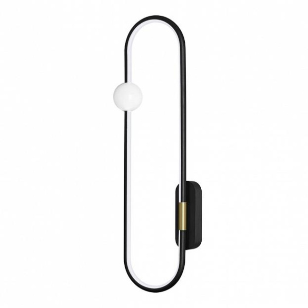 Lumion 5607/20WL LEDIO LN23 016 черный Настенный светильник LED 20W 3000К 1360Лм 220V HARLOW