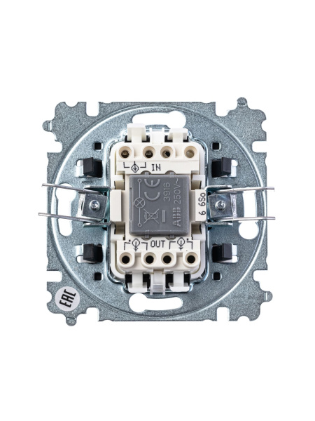 Купить ABB EPJ Levit белый / ледяной Переключатель 1-кл, с ориент, подсветкой 2CHH590646A6001