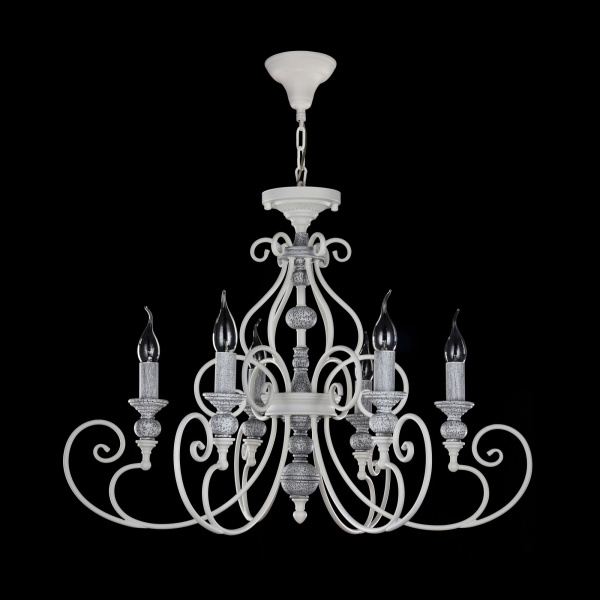 Maytoni Elegant Karina Белый Люстра 6xE14 60W ARM631-PL-06-W Купить Maytoni Elegant Karina Белый Люстра 6xE14 60W ARM631-PL-06-W