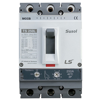 LSIS Автоматический выключатель TS250N (50kA) MTU 100A 3P3T 0105024400