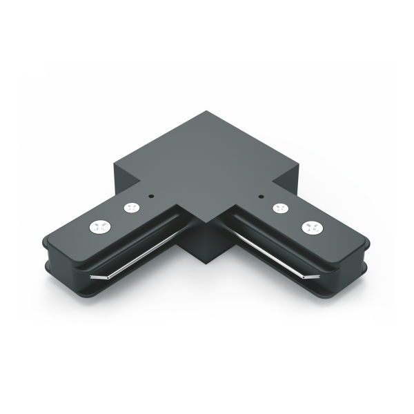 Купить Gauss Коннектор для трековых шинопроводов угловой (L) черный TR107