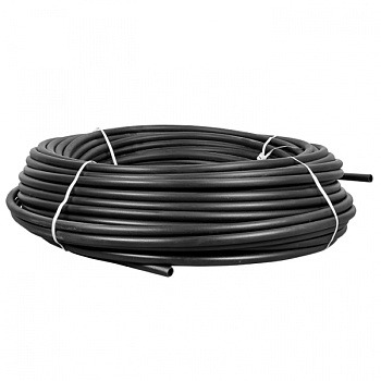 EKF PROxima Труба гладкая жесткая ПНД черная d25мм (100м)