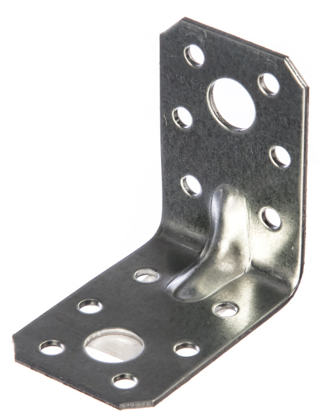 Tech-Krep Уголок крепежный усиленный 50х50х36х2 мм, оцинк. - накл. 124410