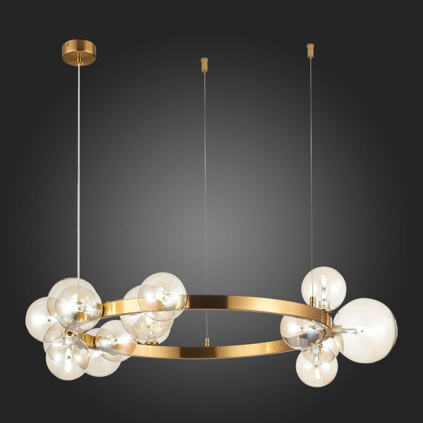 Купить ST Luce SL1165.302.15 Светильник подвесной Бронза/Коньячный G4 15*3W