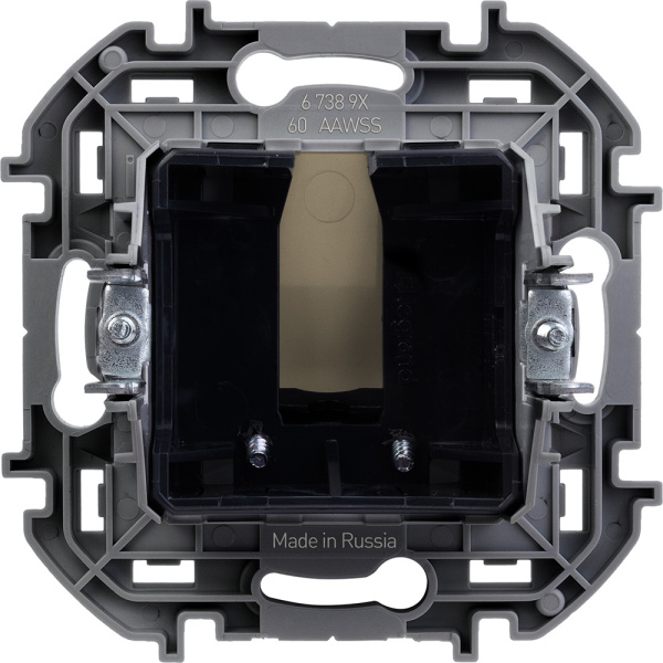 Купить Legrand INSPIRIA Слоновая кость Вывод кабеля с зажимом для крепления 673891