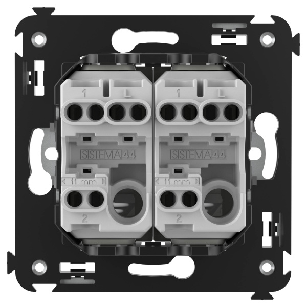 Купить DKC Переключатель двухклавишный в стену, "Avanti", "Белое облако"