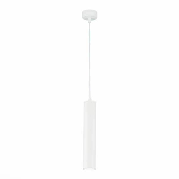 ST LUCE  ST151.503.01 Светильник подвесной Белый GU10 1*50W IP20 D54xH290 220V Без ламп ST LUCE  ST151.503.01 Светильник подвесной Белый GU10 1*50W IP20 D54xH290 220V Без ламп