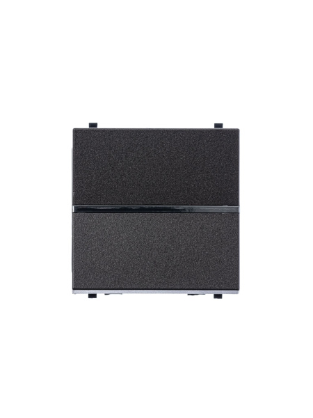 Купить ABB NIE Zenit Антрацит Выключатель 1-клавишный 2 мод 2CLA220100N1801