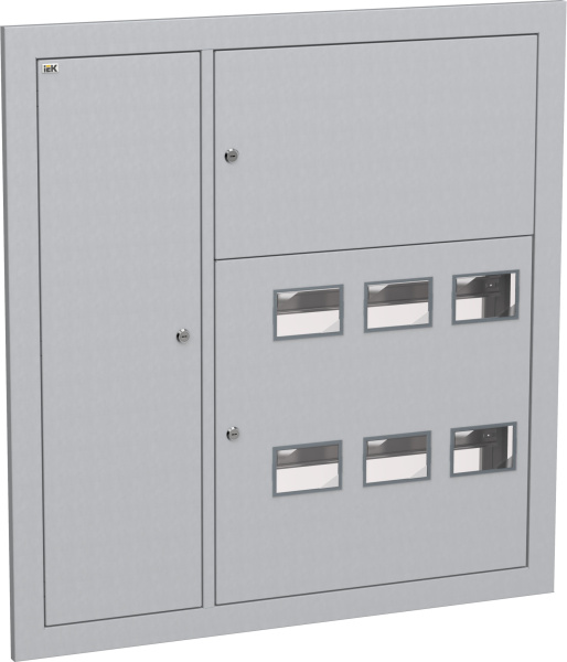 IEK LIGHT Корпус металлический ЩЭ-6-Э 36 IP31 (слаботочный отсек слева) LIGHT