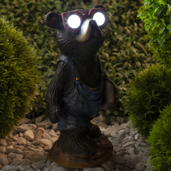 ЭРА SL-RSN27-BEAR1 Садовый светильник на солнечной батарее, полистоун, цветной, 27 см Б0018812